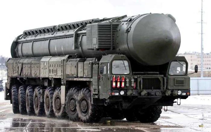 Racheta balistică intercontinentală RS-12M Topol  FOTO Wikipedia