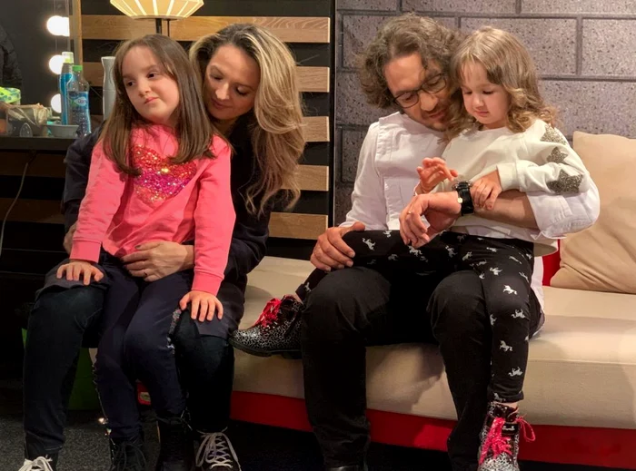 Chef Florin Dumitrescu și soția lui Cristina au două fetițe superbe