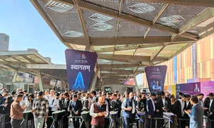 summitul pentru impactul AI a inceput in India FOTO: X/@LayerKenzy