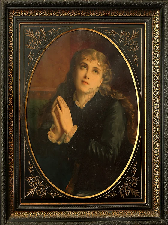 Printre tablourile donate Muzeului de Artă se numără şi cel intitulat „Madonă“. Foto: Bogdan Crăciun