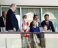 Albert și Charlene de Monaco, alături de copiii lor, la turneul de rugby