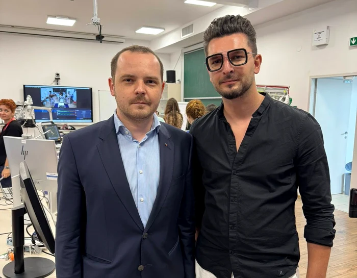 Iuliu Torje alături de ministrul Sănătății, Alexandru Rogobete FOTO Facebook