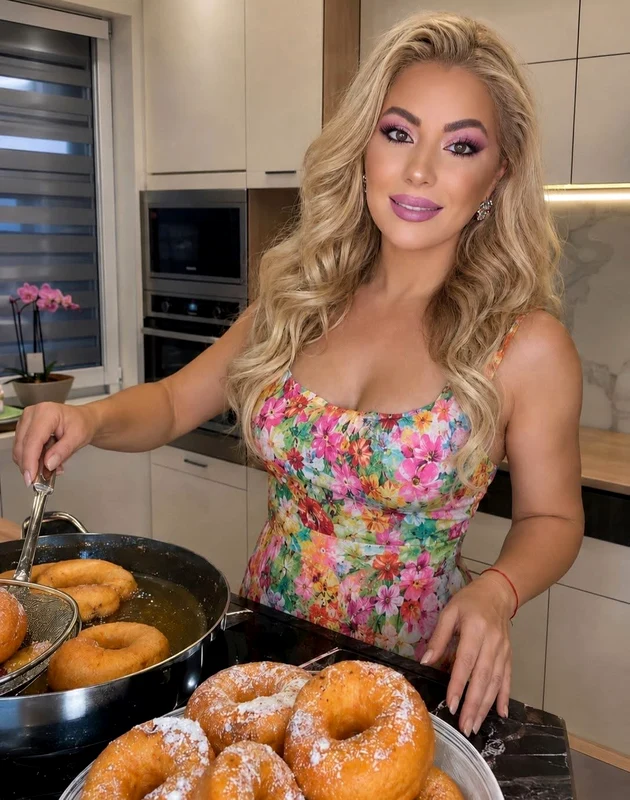 Ornela Pasăre a făcut gogoși delicioase de post foto: arhivă personală 