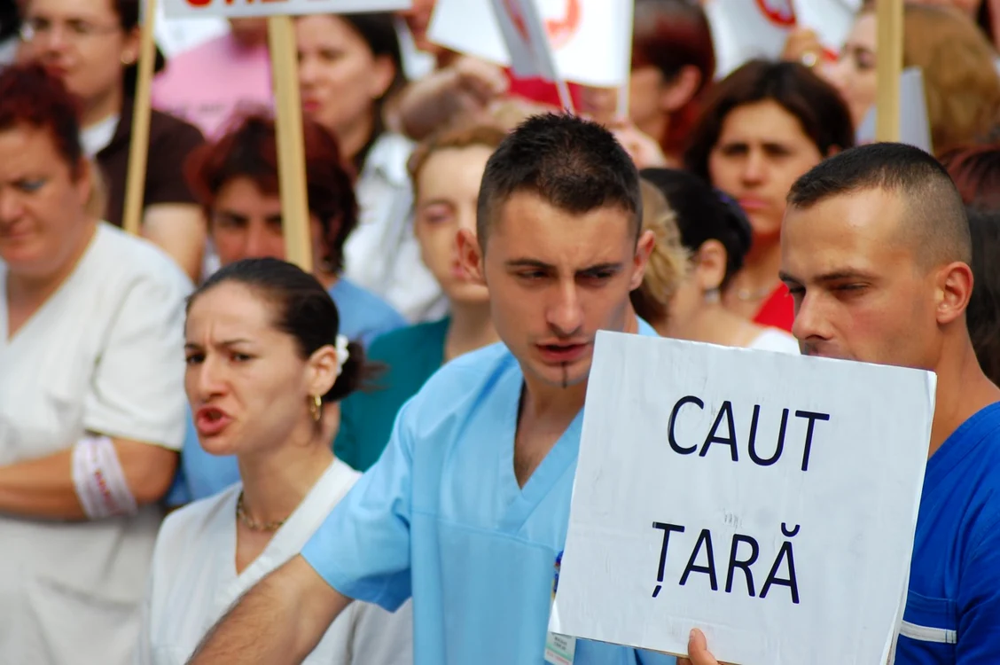 În noiembrie, medicii au anunţat că vor ieşi în stradă FOTO Mediafax