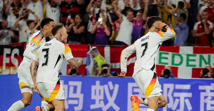 Havertz a deschis scorul, din penalty, pentru Germania. Foto Facebook