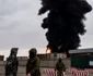Razboi in Ucraina refugiati 6-7 martie 2022 soldati incendiu FOTO Profimedia