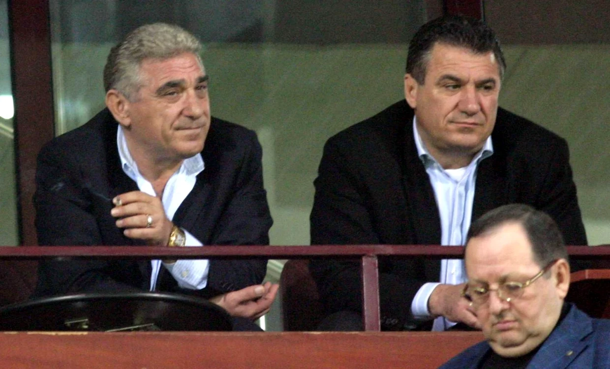 Ioan Becali (stânga) şi Victor Becali  FOTO Adevărul