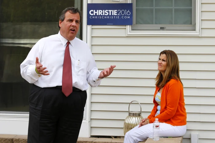 Chris Christie şi Marie Pat Christi FOTO AP