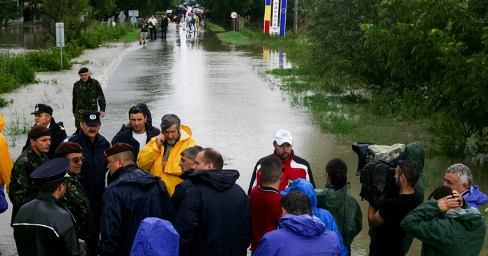 Cod portocaliu de inundaţii în Timiş FOTO Adevărul