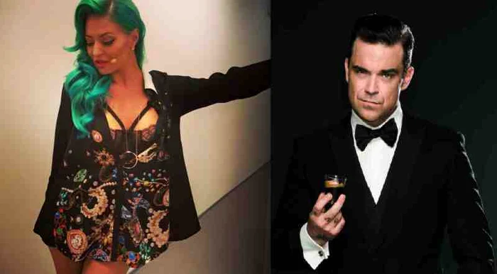 
    De ce cântă Delia în deschiderea concertului lui Robbie Williams? Artista nu se aștepta la acest lucru, ci credea că va fi la eveniment doar în calitate de fanFoto: montaj Click!  