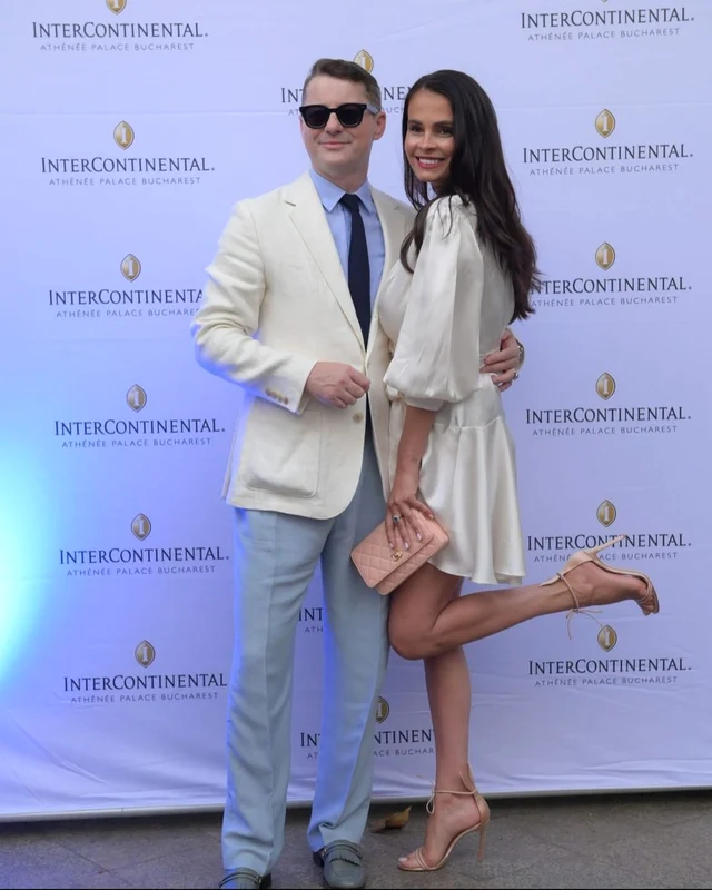 Adi Sînă și Anca Serea la OK Magazine Party
