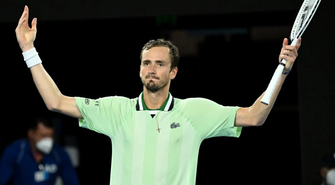 Daniil Medvedev, autorul unor reveniri spectaculoase la Australian Open. Foto EPA EFE