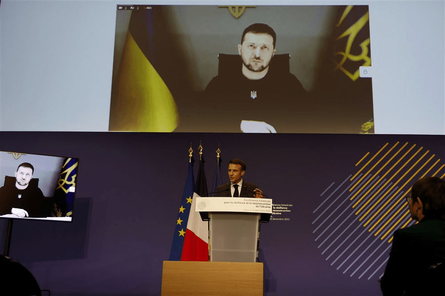 Zelenski cere arme, gaze și bani în fața „terorii energetice” a Rusiei: Donații de peste 900 de milioane de euro strânse la Paris