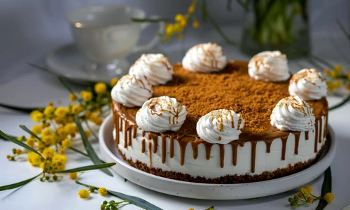 Tort cu branza si caramel  Sursa foto shutterstock 1935181640 jpg