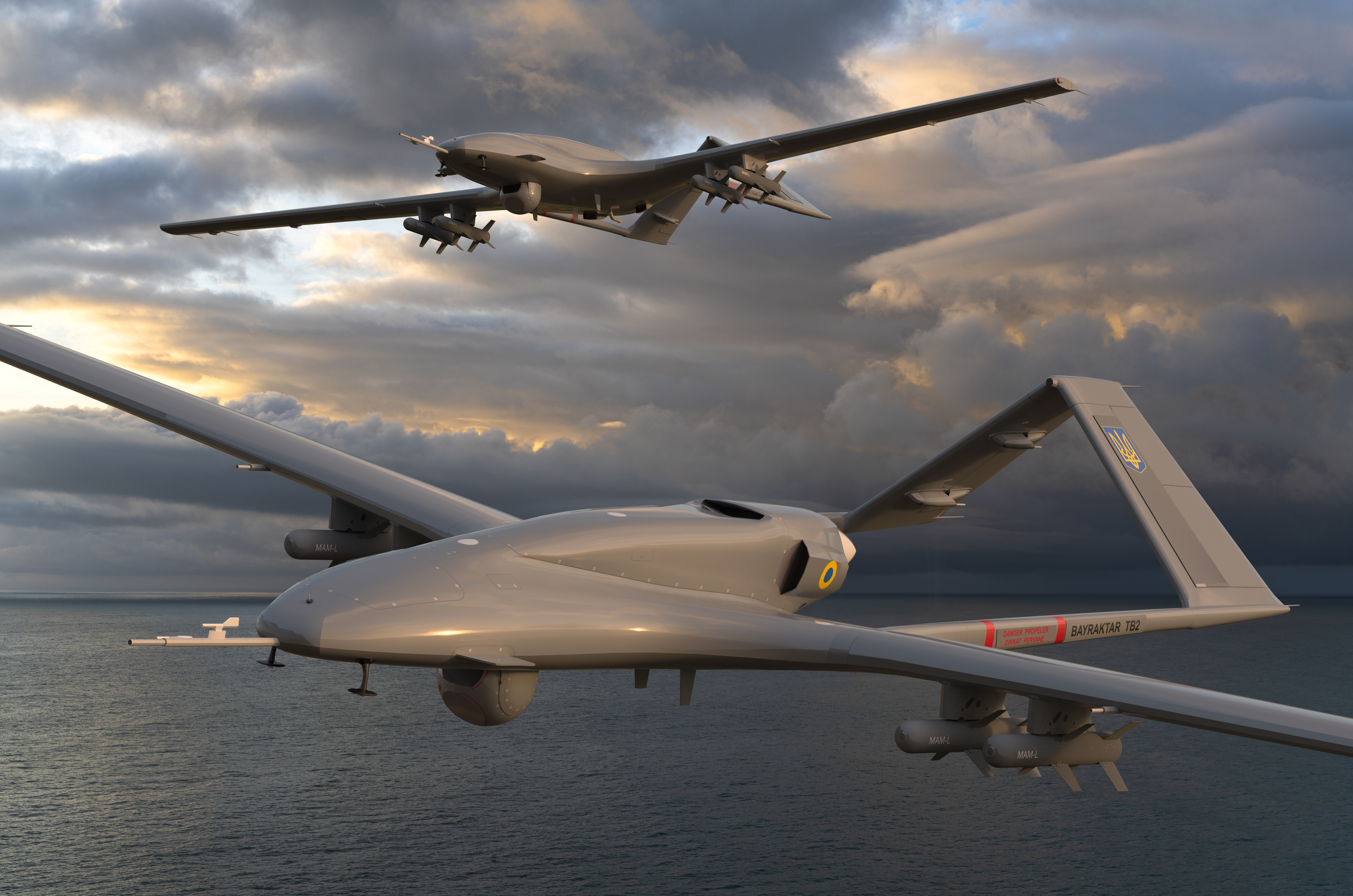drone turcesti Bayraktar TB 2 steagul ucrainei shutterstock