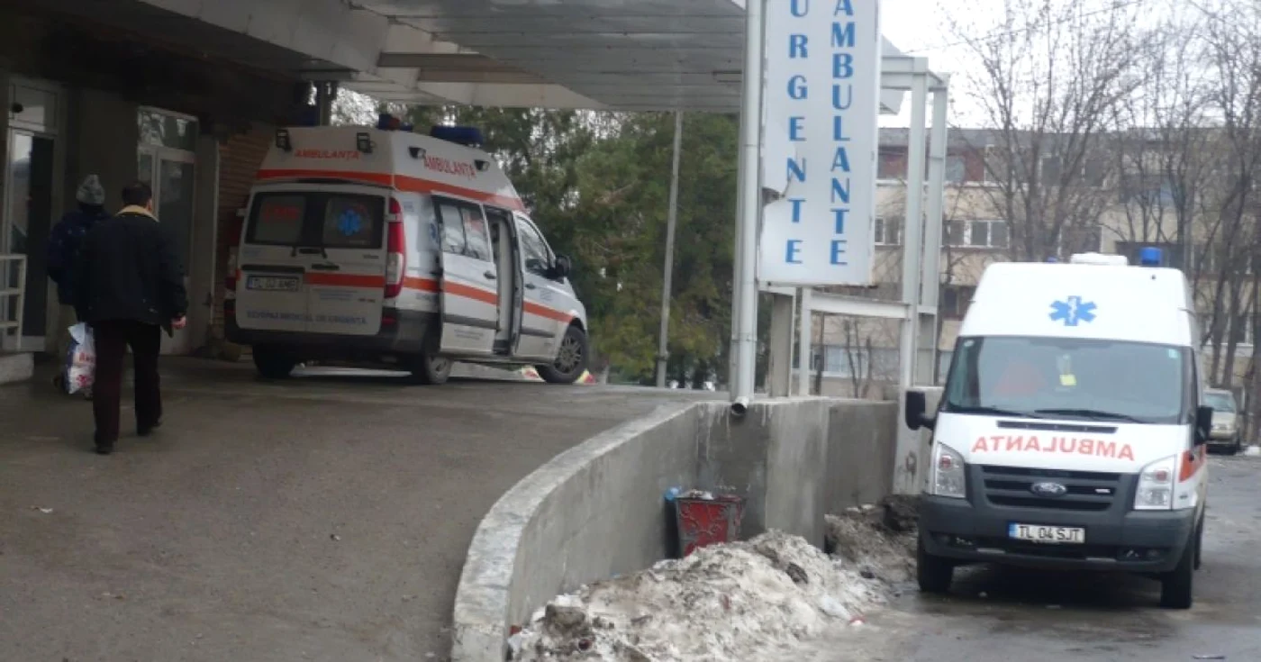 Copilul a fost transportat de urgenţă la Spitalul Judeţean Tulcea