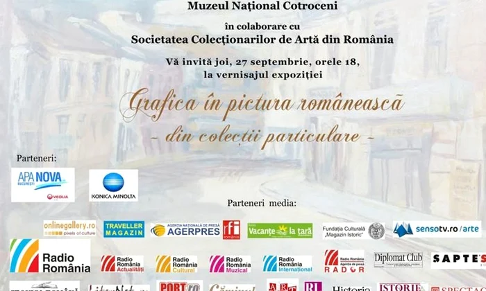 Expoziţie de grafică din colecţii particulare la Muzeul Naţional Cotroceni jpeg