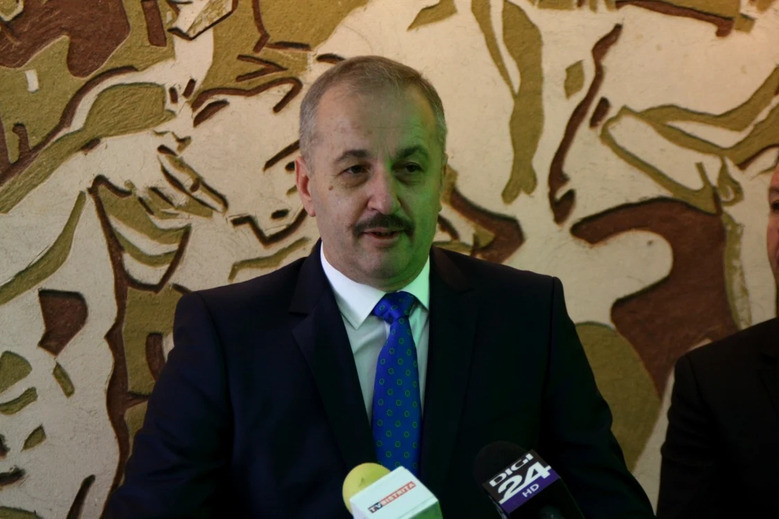Vicepremierul Vasile Dâncu a fost prezent vineri la Bistriţa FOTO: Bianca Sara