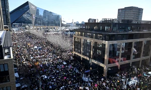 protest minneapolis sua impotriva ICE FOTO: X/@wccoradio