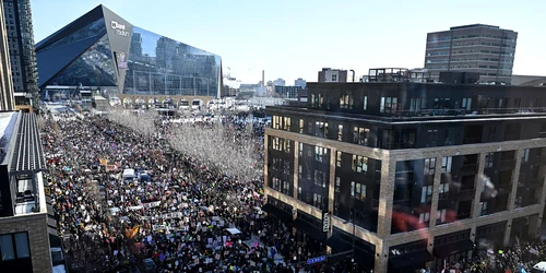 protest minneapolis sua impotriva ICE FOTO: X/@wccoradio