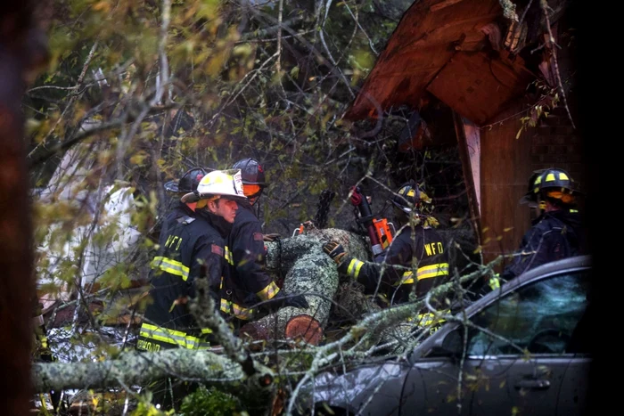 Uraganul Florence a lovit coasta de est a Statelor Unite Foto: EPA/EFE