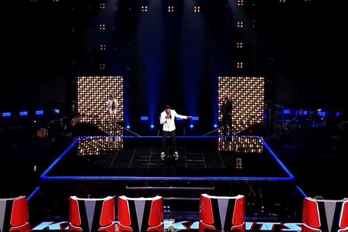 Alessio Paddeu a fost eliminat de la Vocea României / foto: captura ProTV