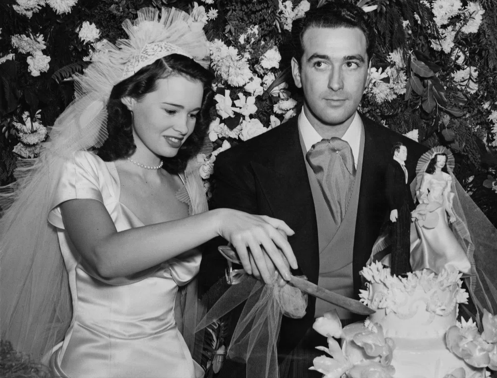 Gloria Vanderbilt alături de soțul ei, Pat Dicicco