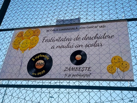Școala Gimnazială „Ion Ghica”, Iași Foto: Click!