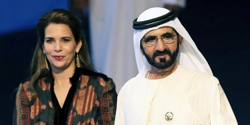 Emirul Dubaiului impreuna cu fosta sa sotie printesa Haya FOTO EPA-EFE