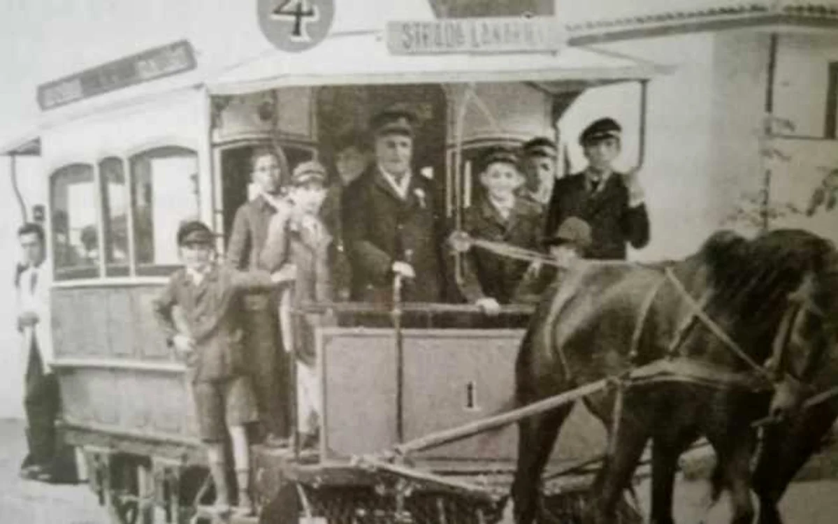 În prima fază, tramvaiele erau trase de cai FOTO: Volker Wollmann