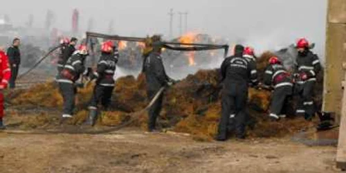 Pompierii au luptat cu focul până în această dimineaţă foto arhivă