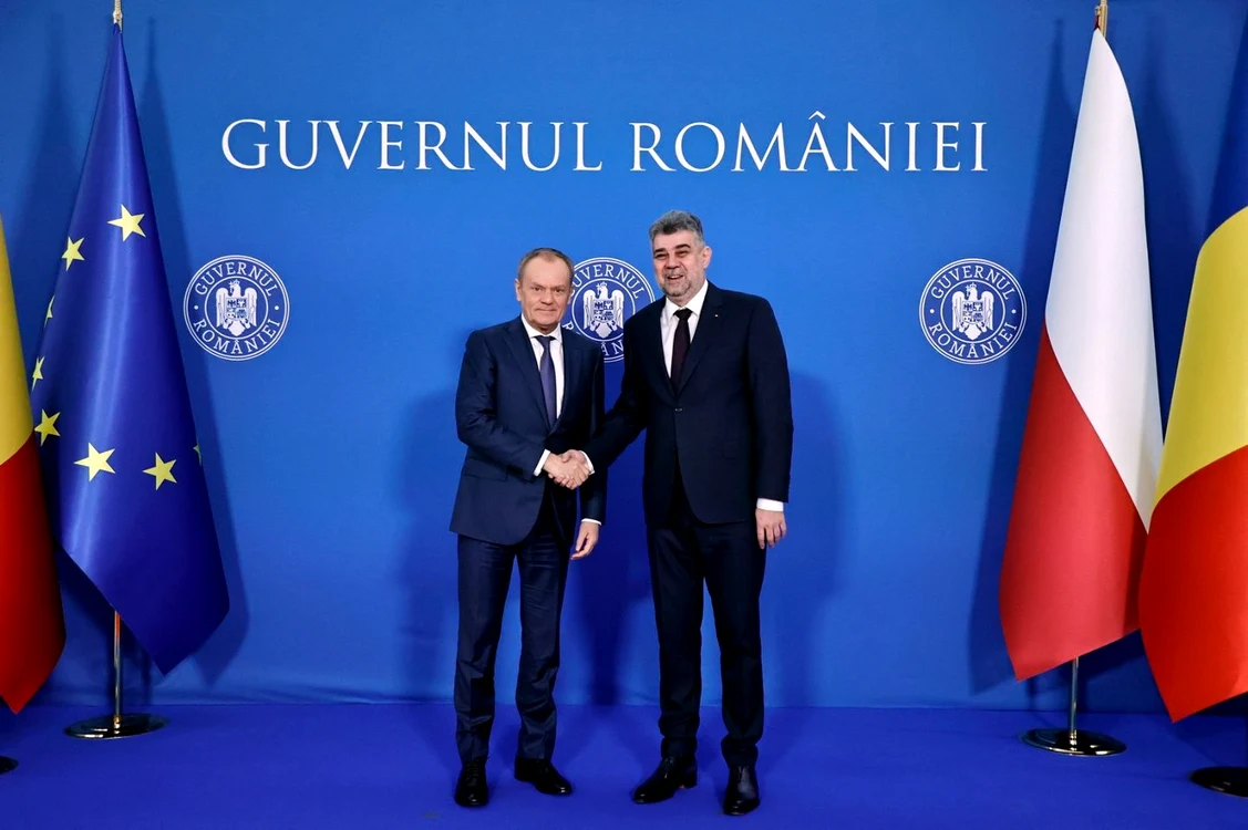 Premierul Marcel Ciolacu, întrevedere cu prim-ministrul Poloniei, Donald Tusk Foto: Facebook