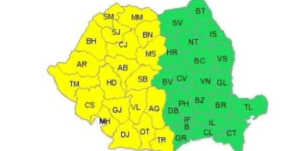 Cod Galben în partea vestică a ţării 