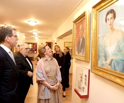 Regina Anne Marie, Prințul Pavlos la Atena. FOTO: Casa Regală elenă