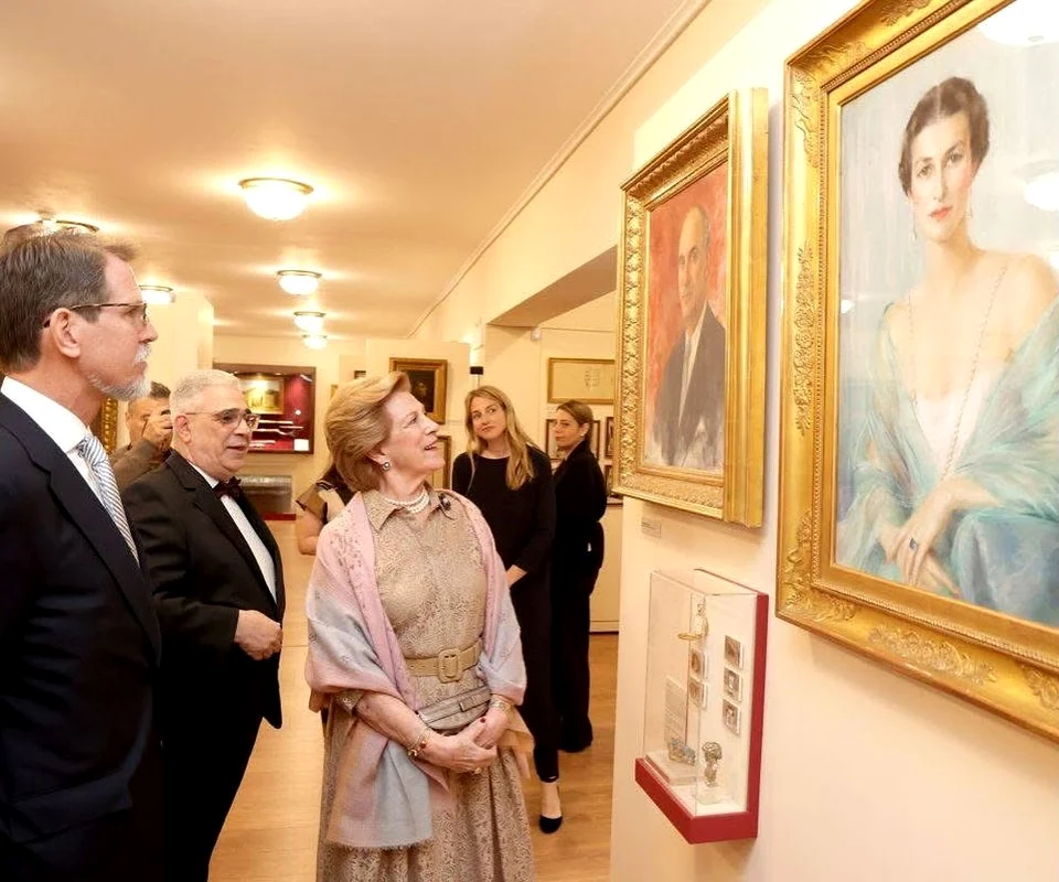 Regina Anne Marie, Prințul Pavlos la Atena. FOTO: Casa Regală elenă