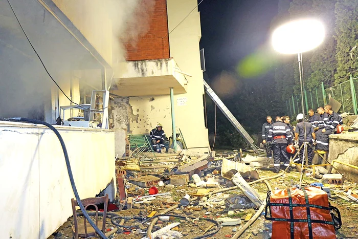 Aşa arăta blocul în seara exploziei