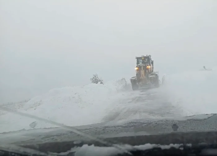 Iarna a pus stăpânire pe sud estul României FOTO: CJ Galați