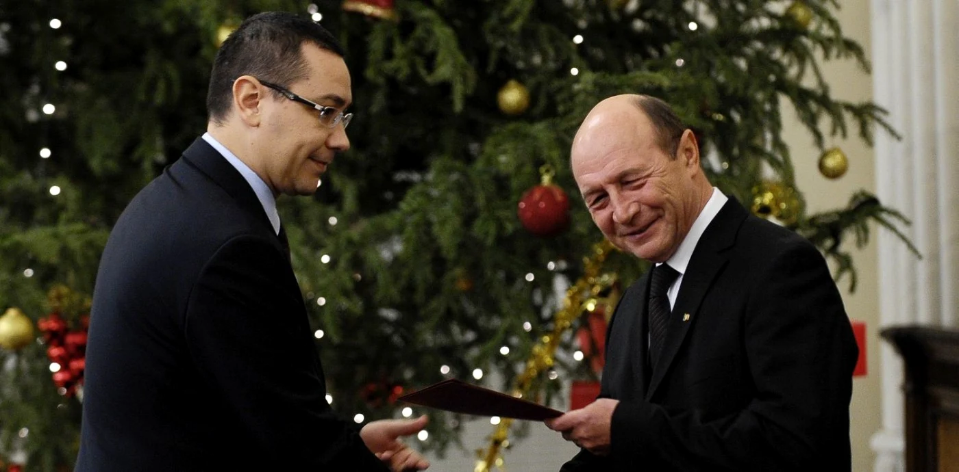 Victor Ponta: „E o mare ironie a istoriei să-l
auzi pe Băsescu criticându-l pe Băsescu”