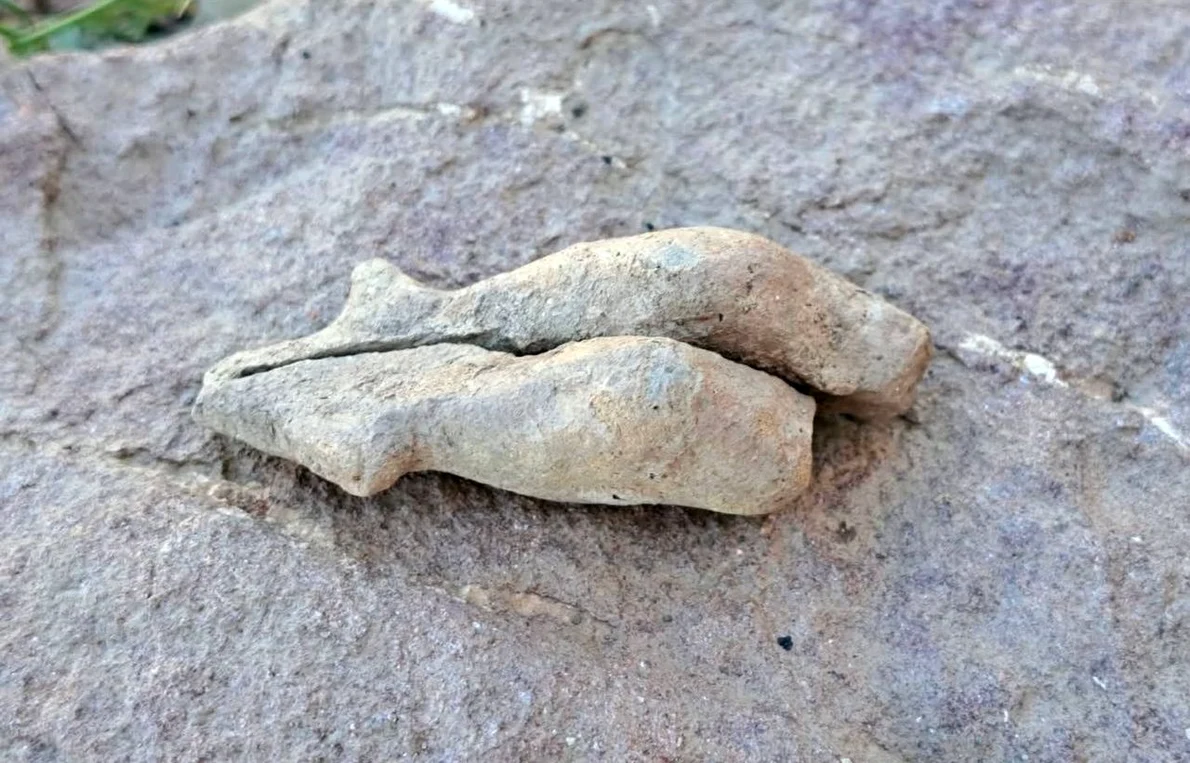 Statuetă antropomorfă din Eneolitic, descoperită pe Dâmbul Cetății