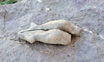 Statuetă antropomorfă din Eneolitic, descoperită pe Dâmbul Cetății