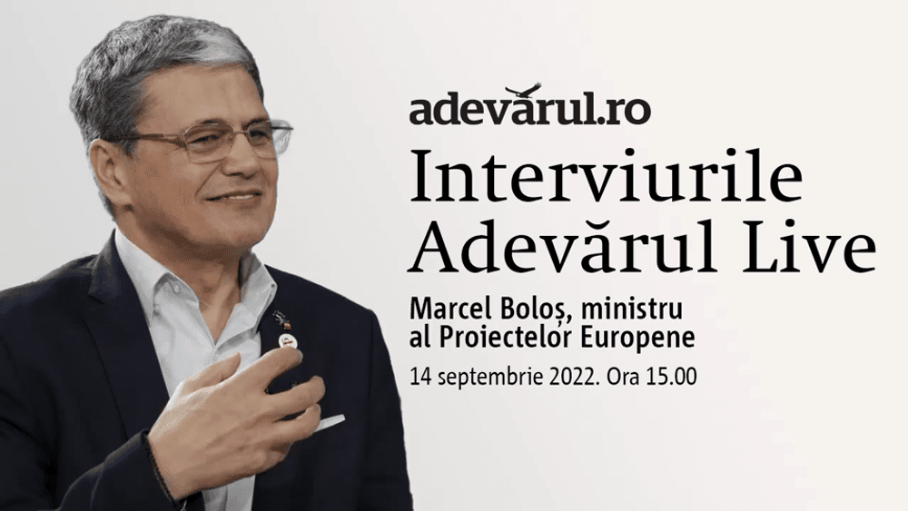 Ministrul Marcel Boloș, despre PNRR și măsurile Guvernului Ciucă