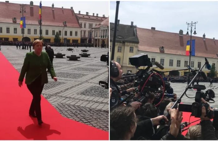 Merkel la summitul de la Sibiu 