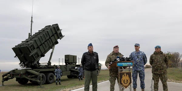 Exerciţiu tactic cu trupe şi trageri reale Patriot Spark 23 în poligonul de trageri sol-aer de la Capu Midia, judeţul Constanţa. FOTO Inquam Photos / George Călin