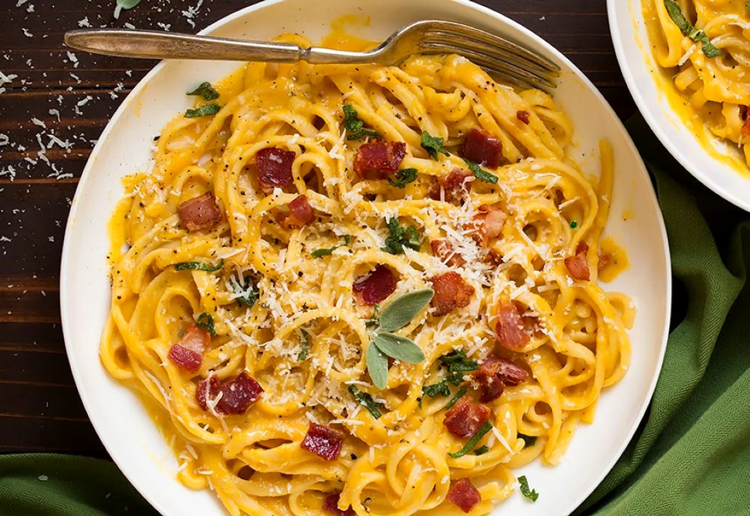 paste carbonara cu dovleac jpeg