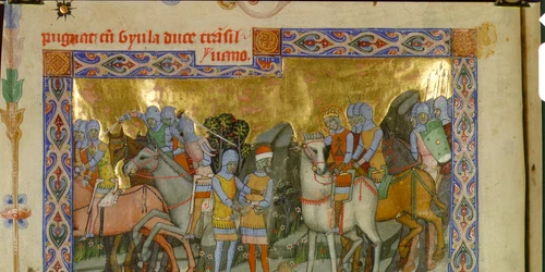 Stephen I intercepts Gyula (Chronicon Pictum 040) jpg