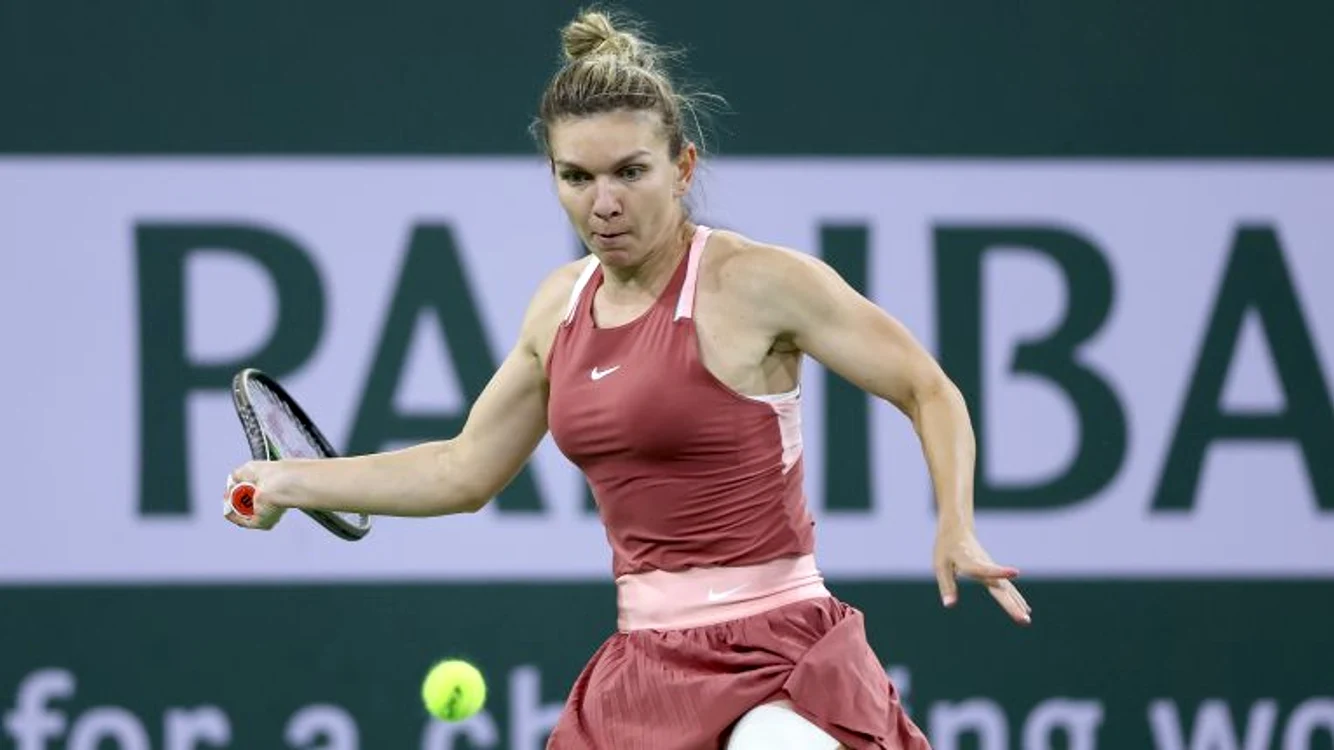 Simona Halep în acțiune (FOTO: Guliver/ Gettyimages)