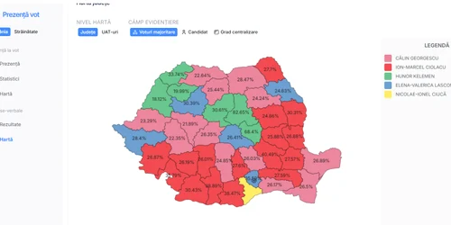 Harta alegerilor Foto AEP jpg