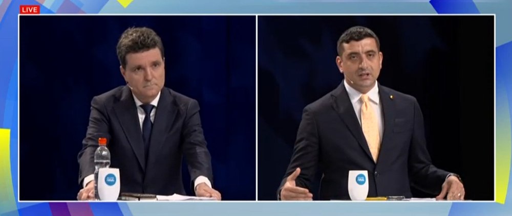 Audiențe în seara dezbaterii dintre Simion și Dan. La TV, românii l-au preferat pe Ponta