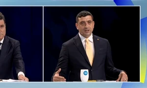dezbatere euronews nicusor dan simion foto captura vid