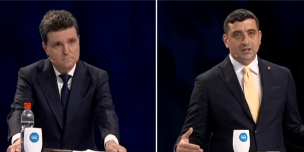dezbatere euronews nicusor dan simion foto captura vid